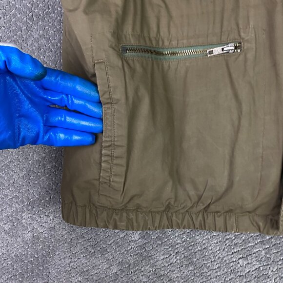 Vintage Eddie Bauer Vest Men's Large Khaki Full Zip Utility Hiking Outdoor Korea - Picture 5 of 16